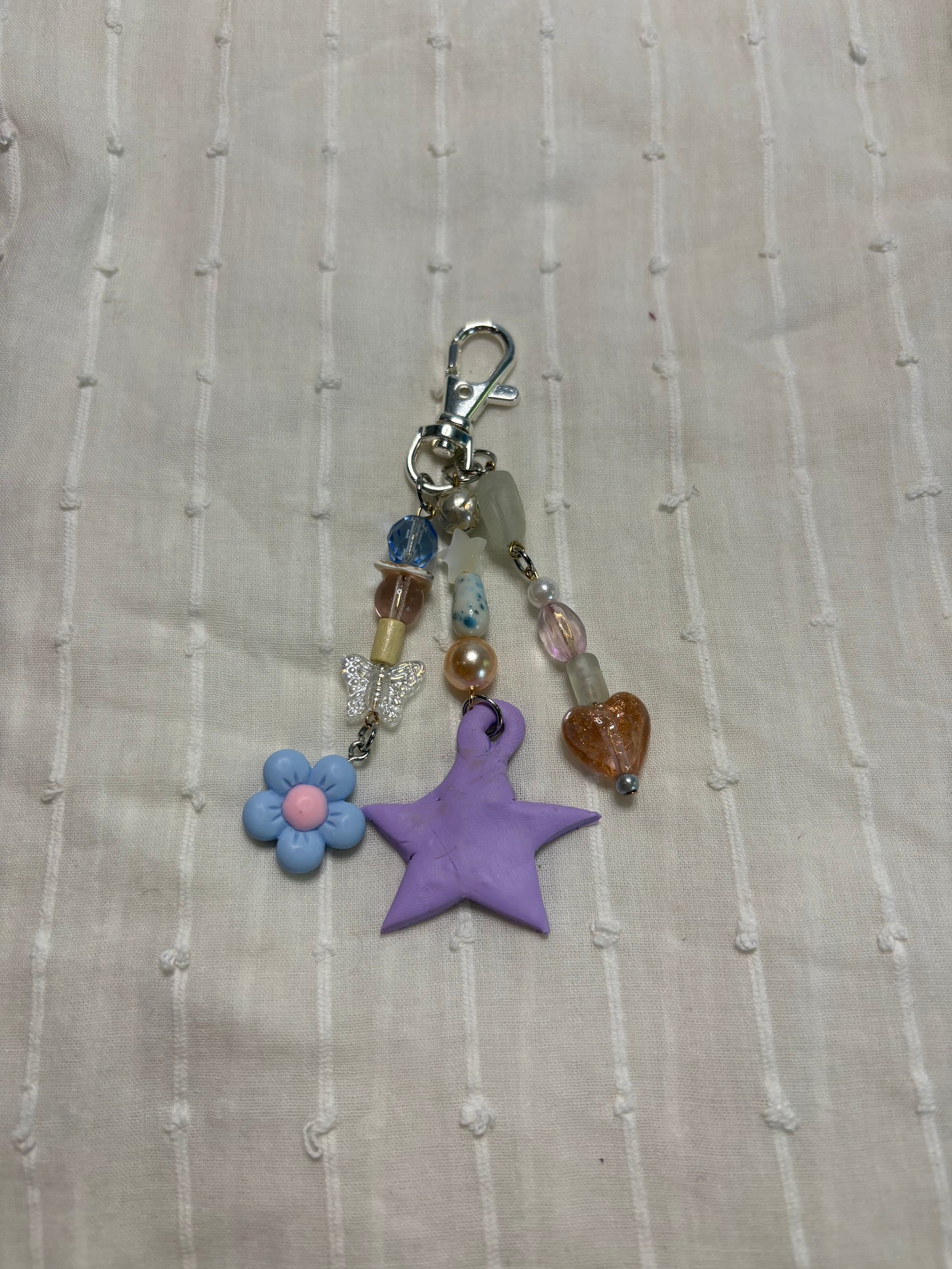 Lavender Star Bag Charm