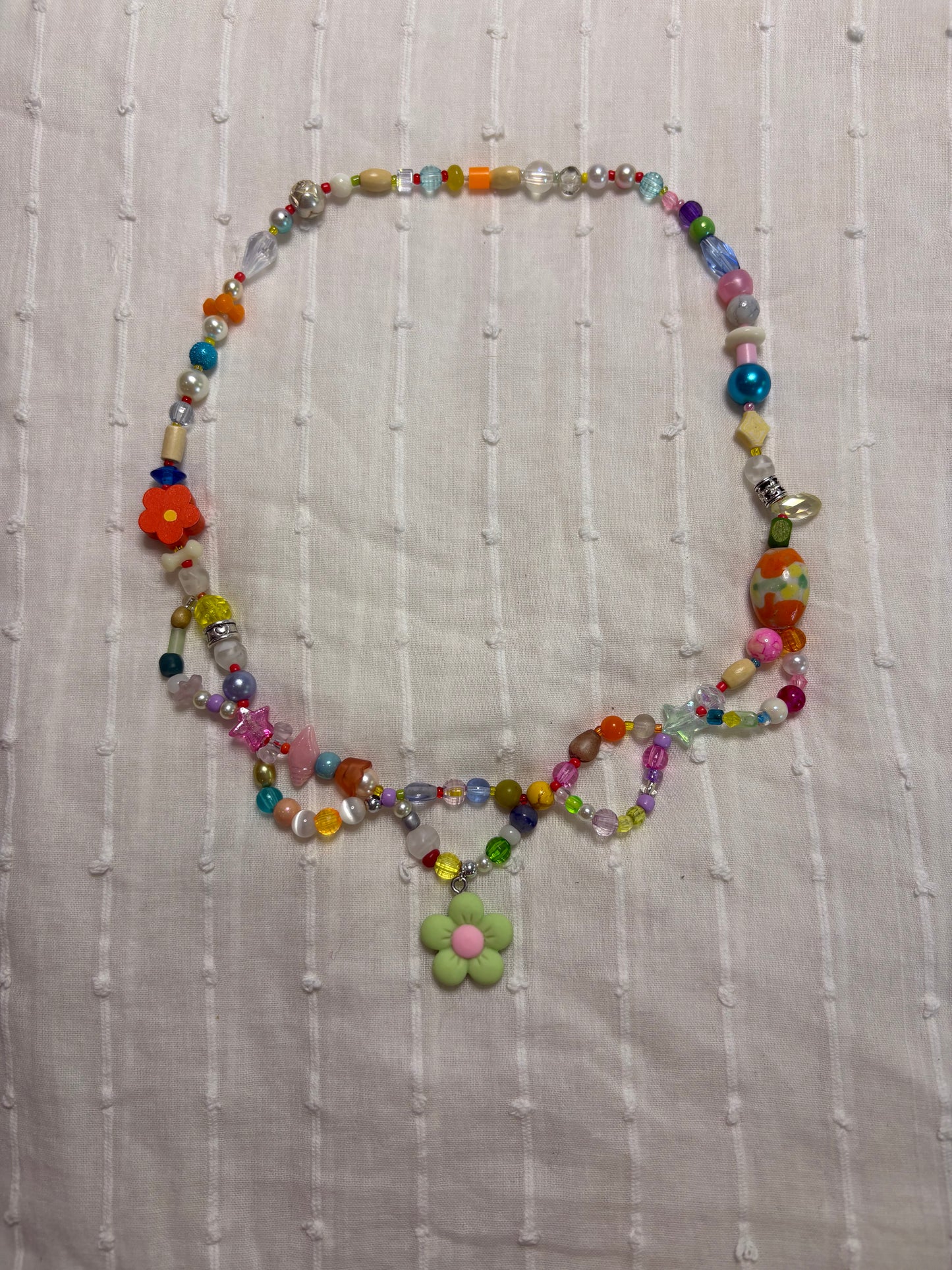 Tea Garden Stretchy Charm Necklace