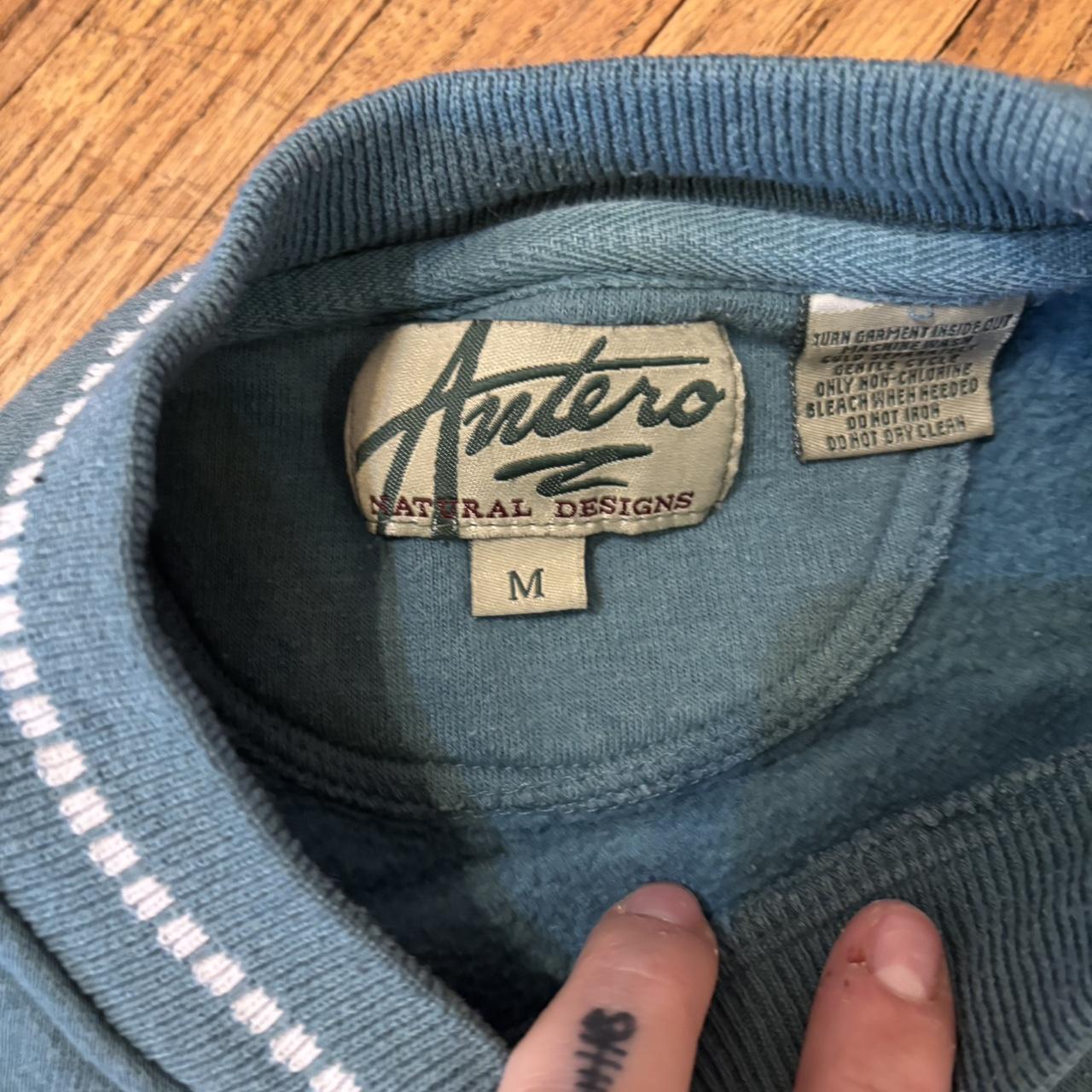 vintage embroidered crew