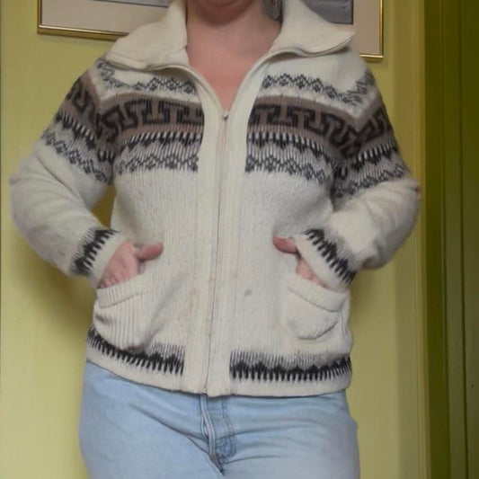 wool zip up