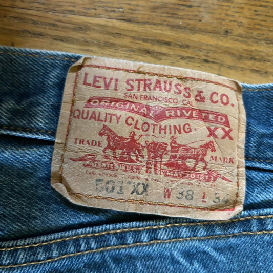 vintage embroidery levis