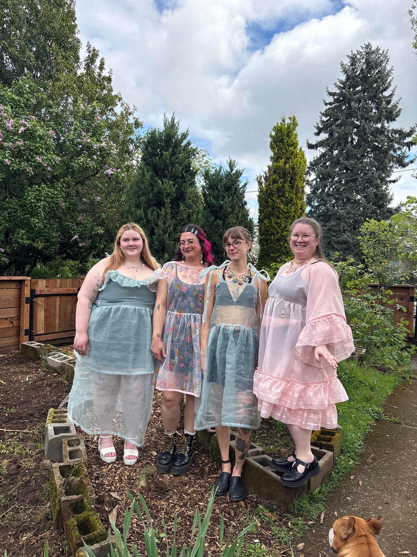 Blue Organza Sundress