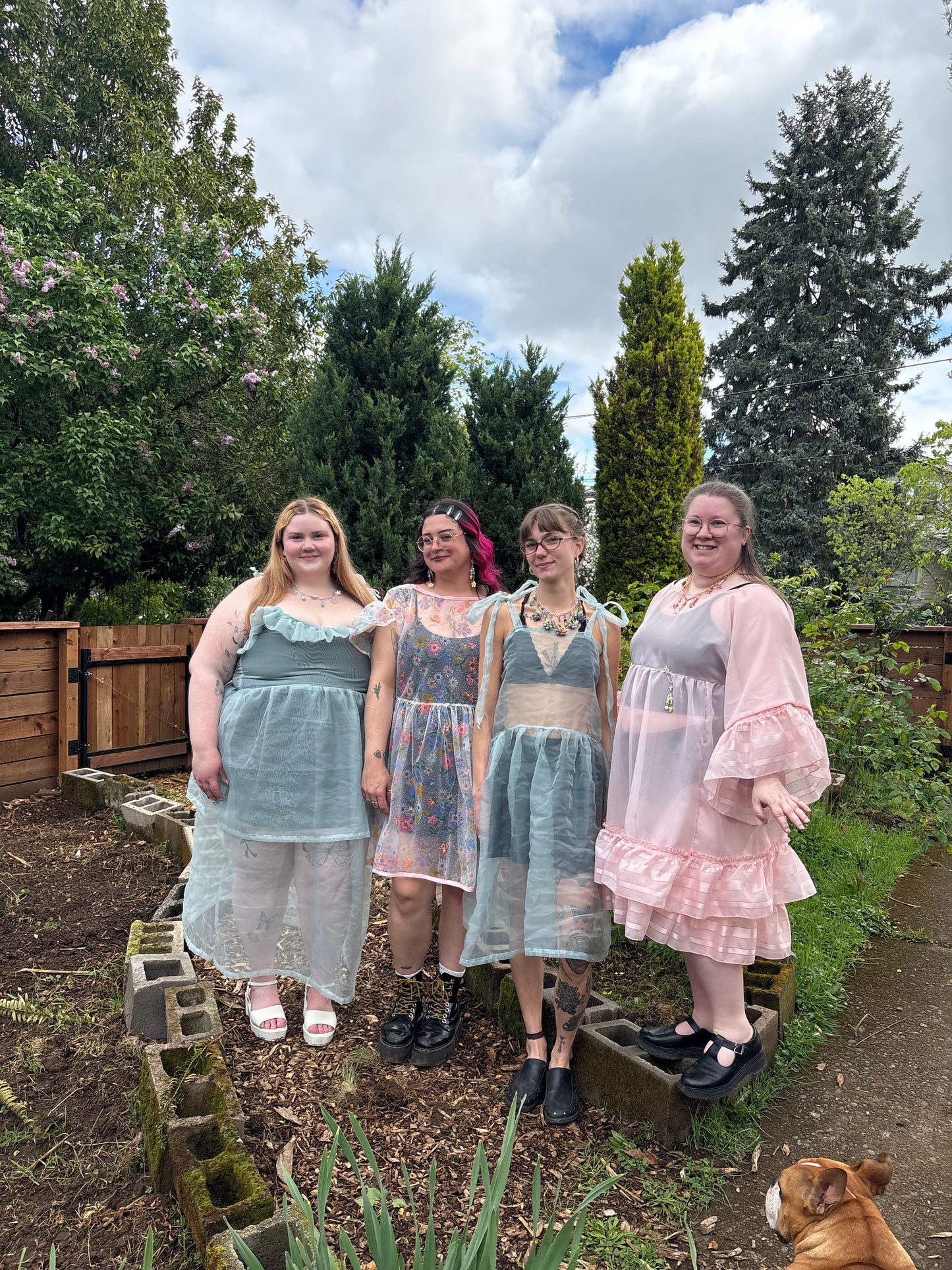 Floral Tulle Dress