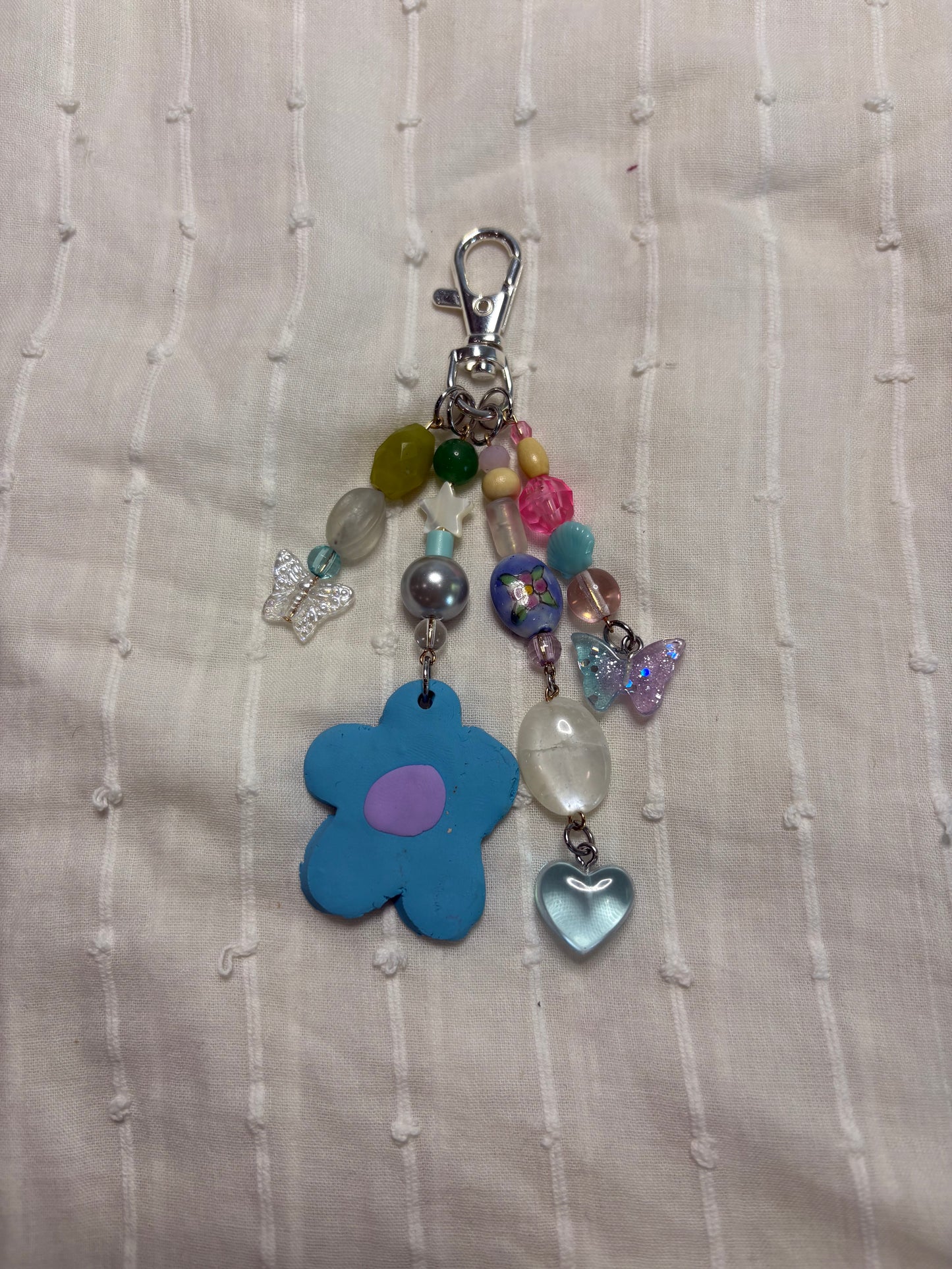 Blue Flower Charm
