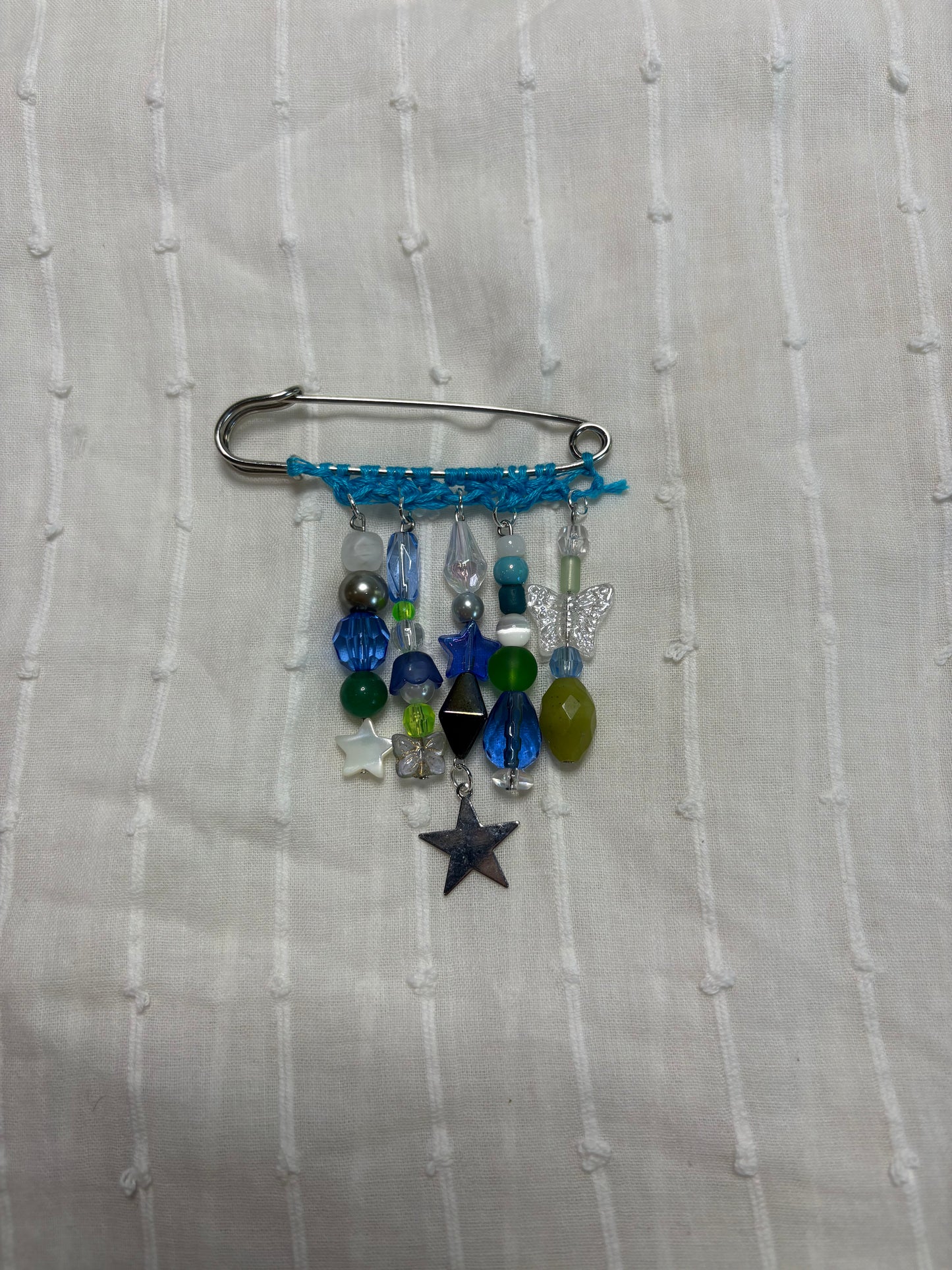 Marine Layer Crochet Charm Pin