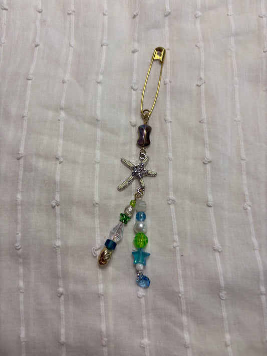 Starfish Charm Pin