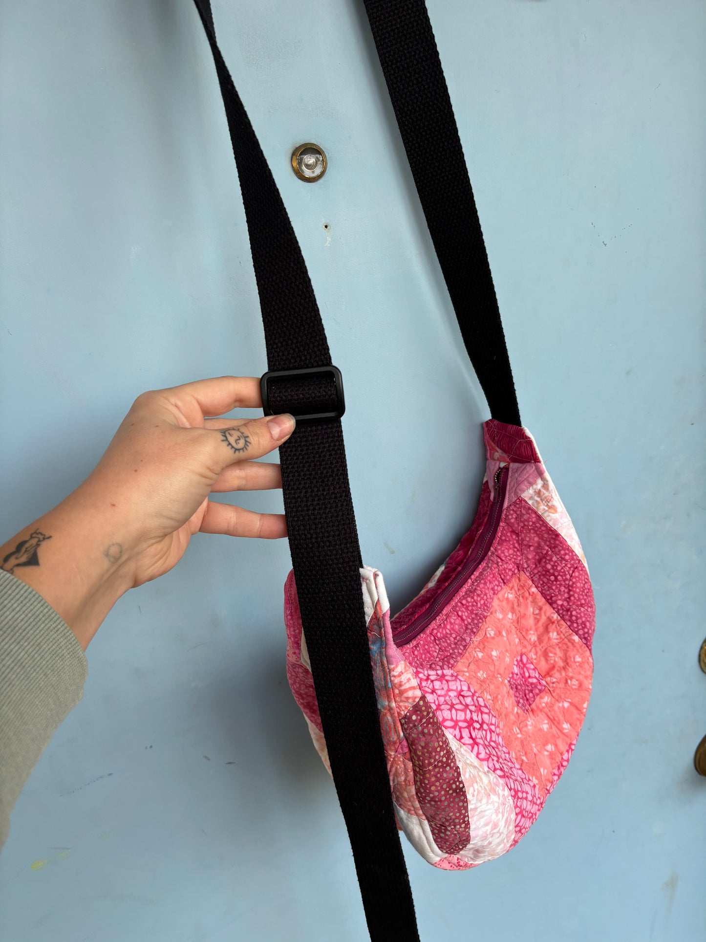 Quilt - Handmade Crescent Bag
