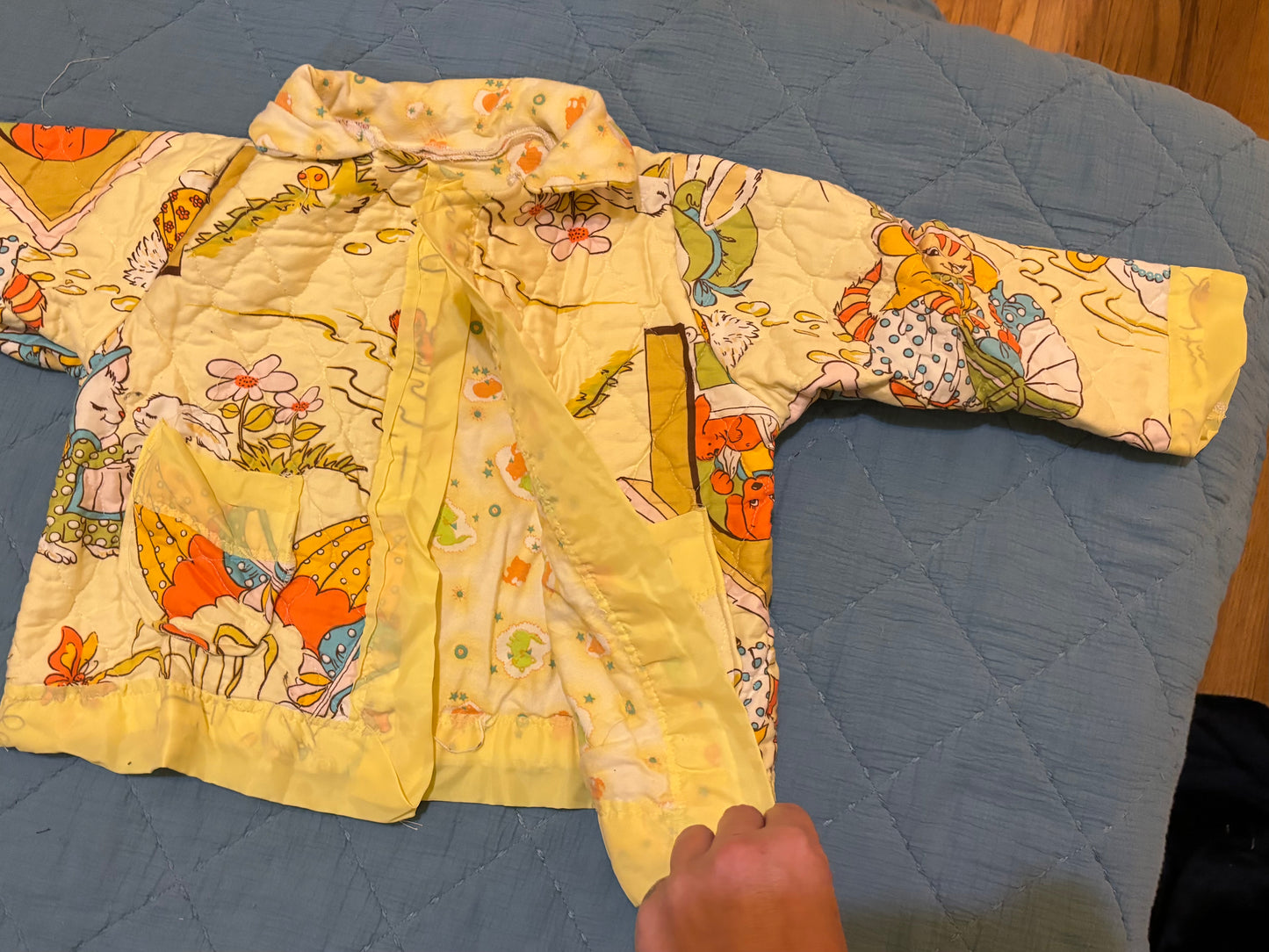 kids quilt coat