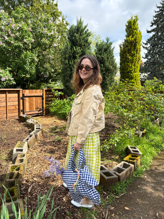 Bead Embellished Yellow Jacket