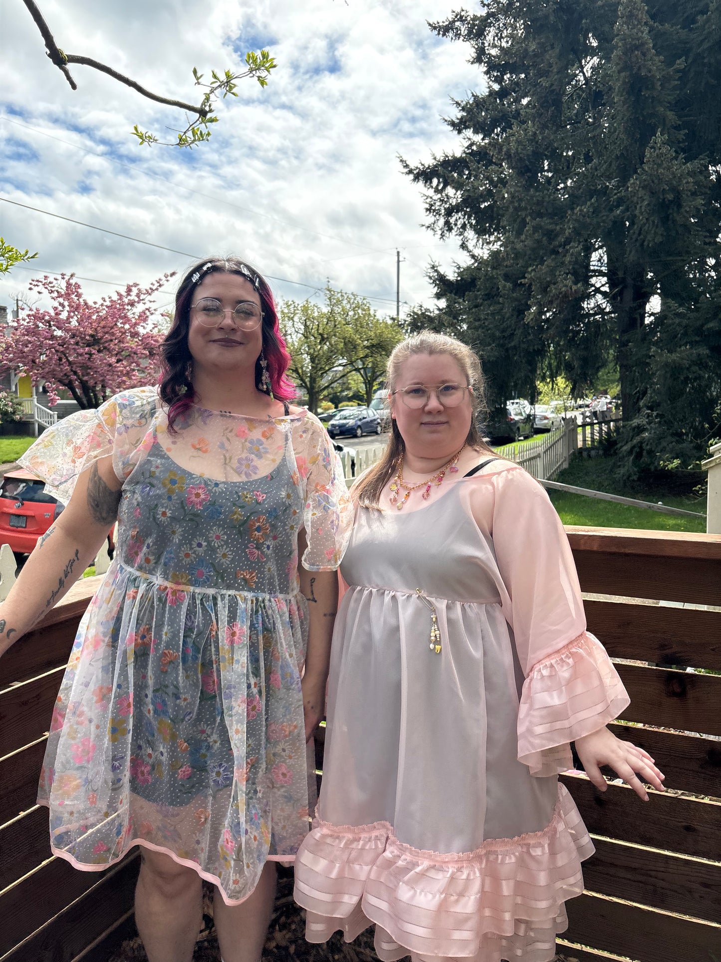 Pink Ruffle Dress