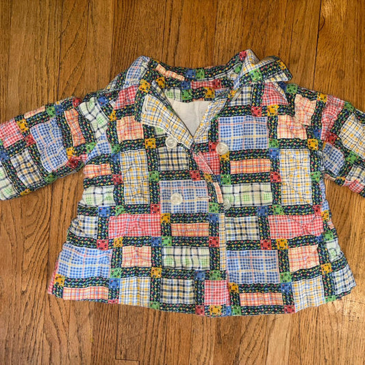 Vintage kids quilt coat