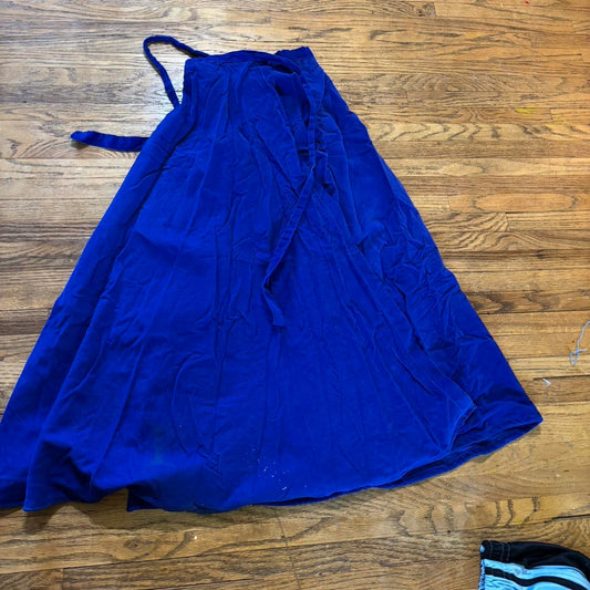 vintage Blue corduroy wrap skirt
