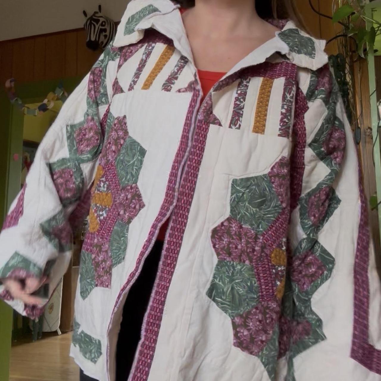 purple/gold - quilt coat