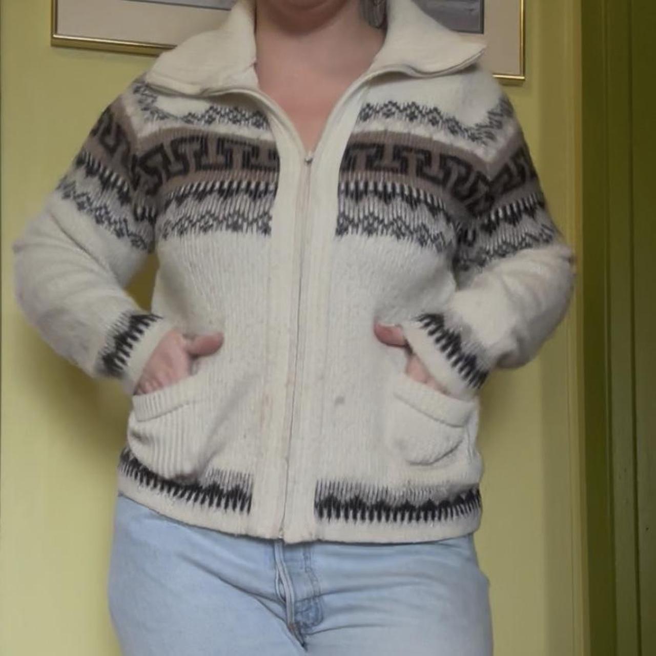 wool zip up
