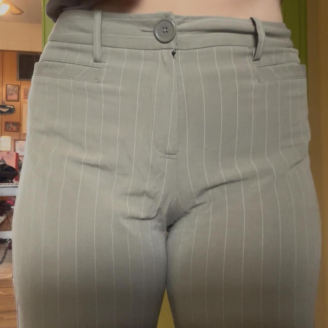pinstriped pants