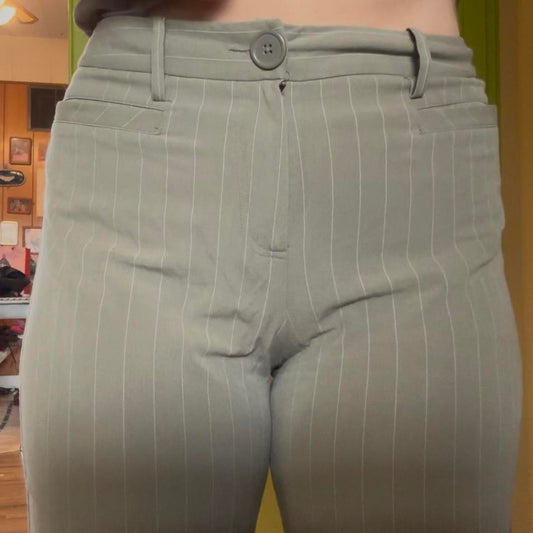 pinstriped pants
